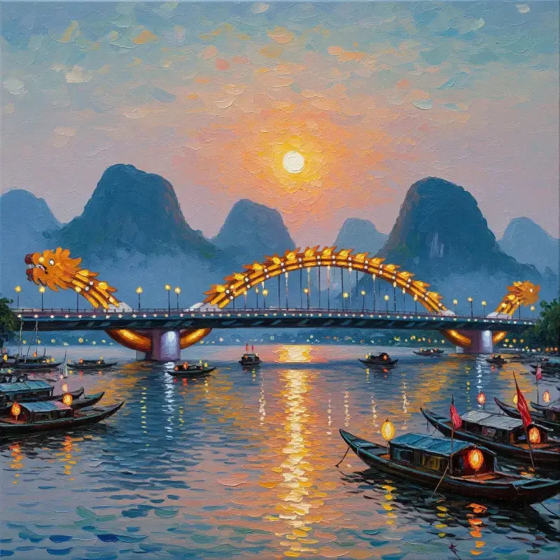 tranh phong cảnh Việt Nam