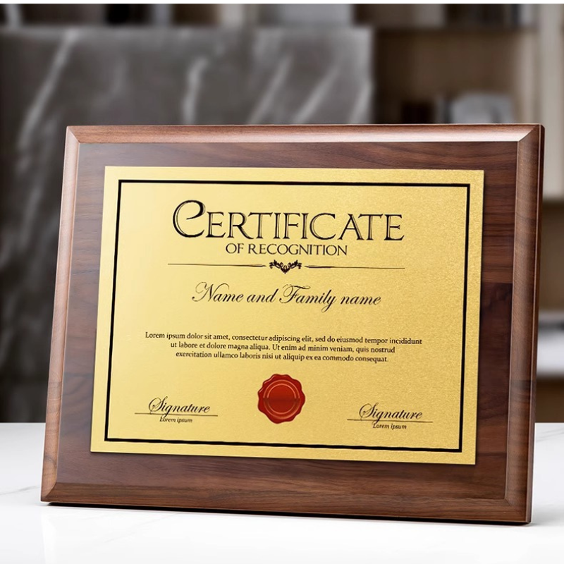 bảng vinh danh bằng gỗ