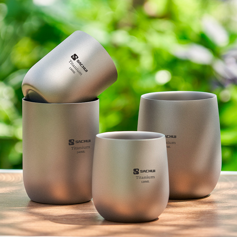 cốc cà phê titan nguyên chất