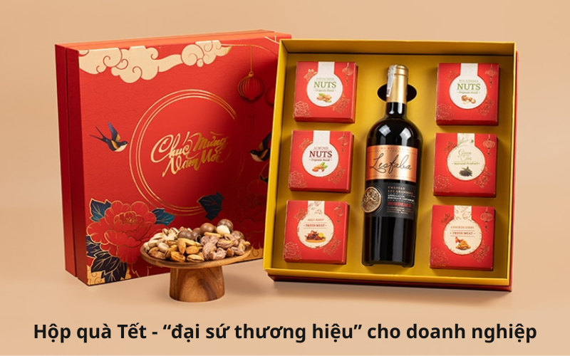 in lên hộp quà tết