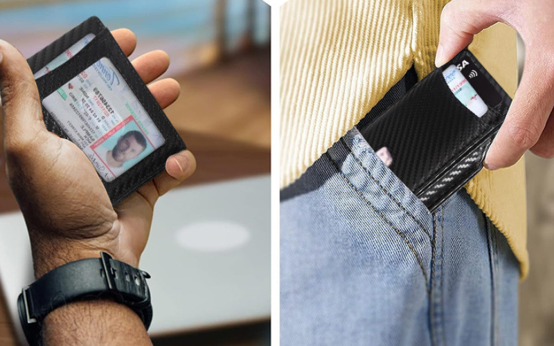 in logo ví đựng thẻ df-12