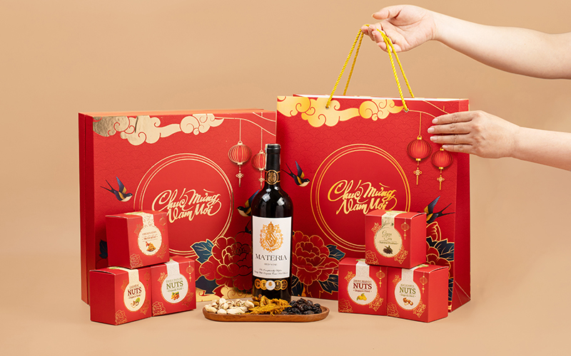 quà tặng khách hàng - hộp quà xuân thịnh vượng