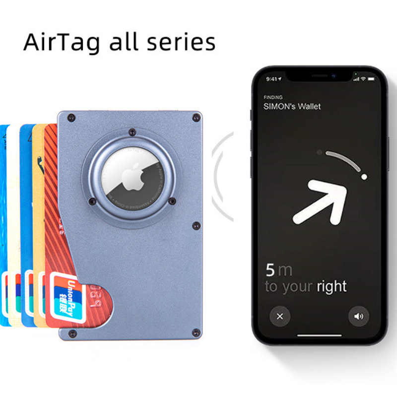 ví đựng thẻ tích hợp airtag