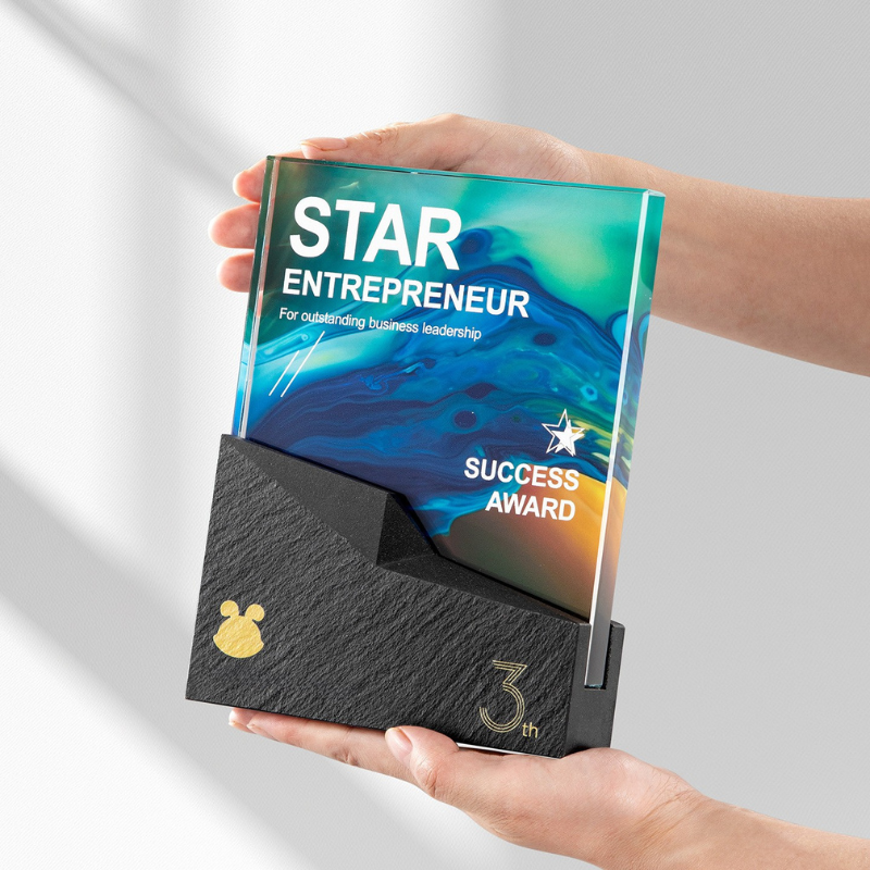 crystal trophy cao cấp