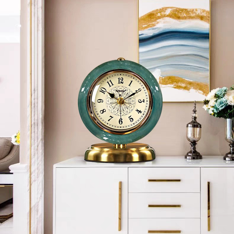 đồng hồ để bàn gb19 in logo