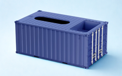 hộp container 2in1
