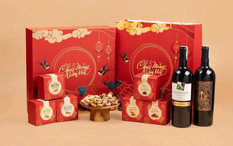 hộp quà tết đại phát