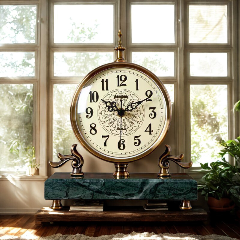 in logo đồng hồ để bàn gb17