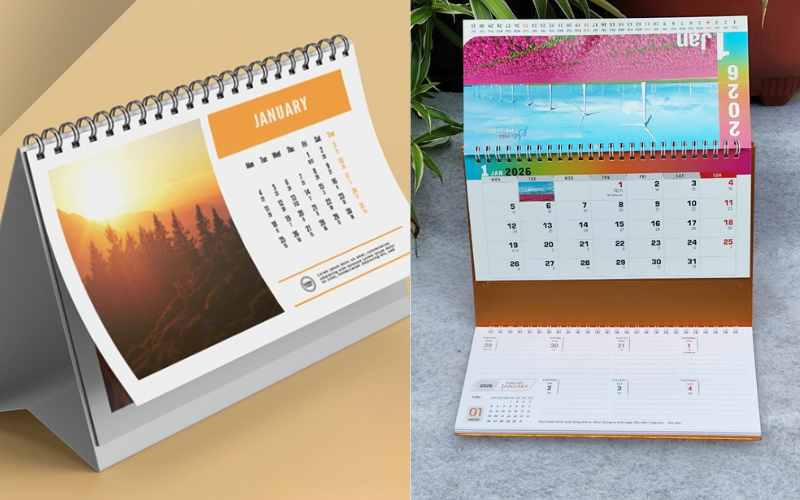 lịch chữ a chữ m