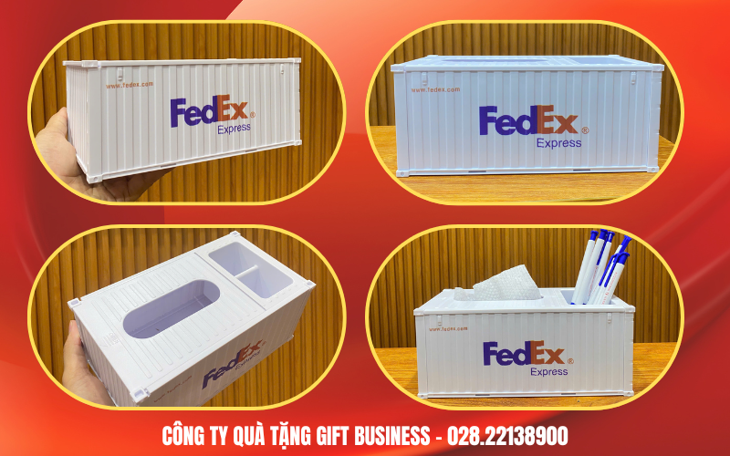 quà tặng hộp container 2in1