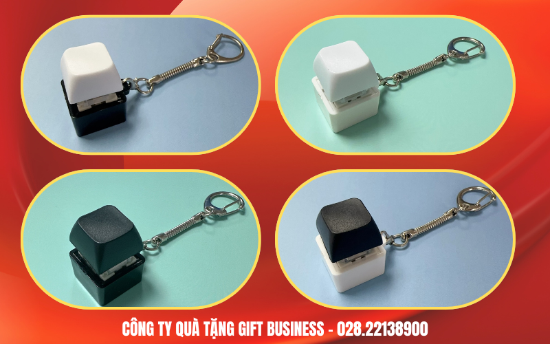 quà tặng móc khóa keycap