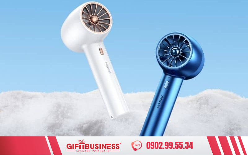 quạt cầm tay in logo