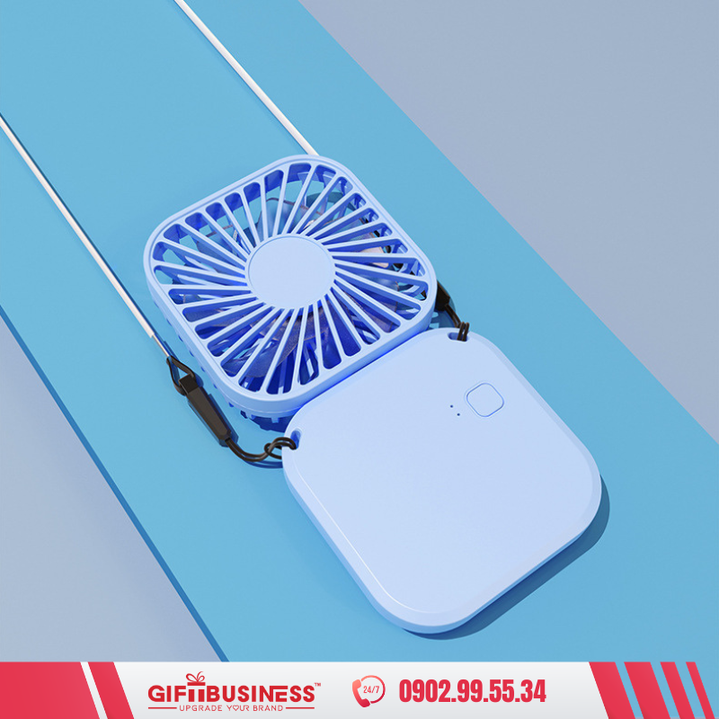 quạt sạc điện có dây đeo