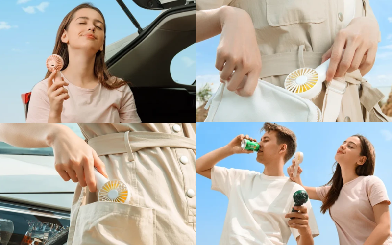 ứng dụng quạt cầm tay jisulife fa20