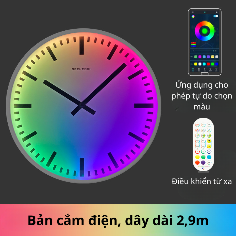 đồng hồ led dạ quang