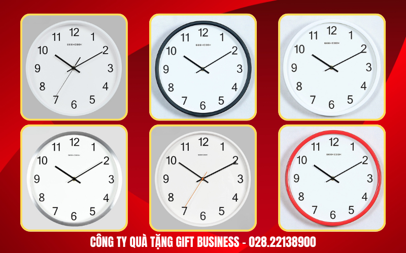 đồng hồ treo tường quà tặng gc36