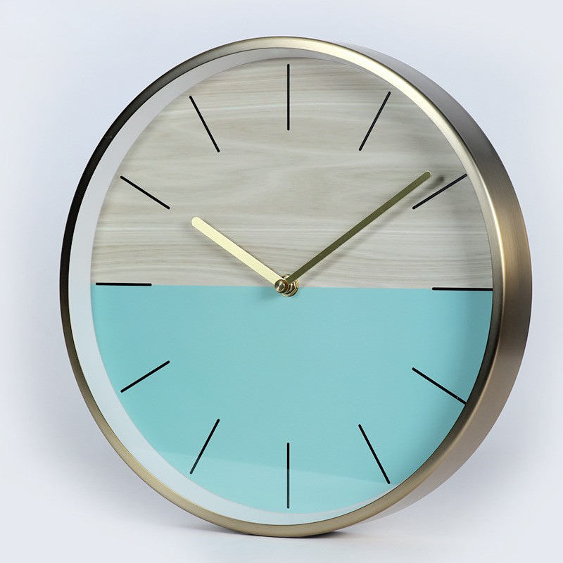 đồng hồ treo tường vân gỗ