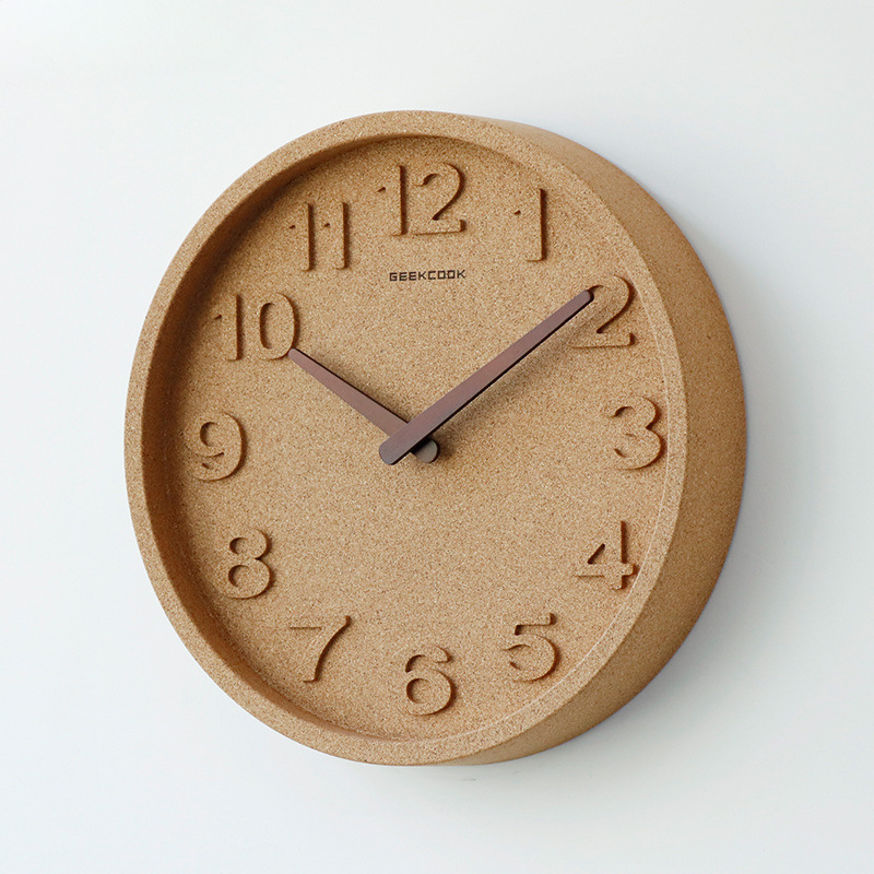 đồng hồ làm bằng nút chai