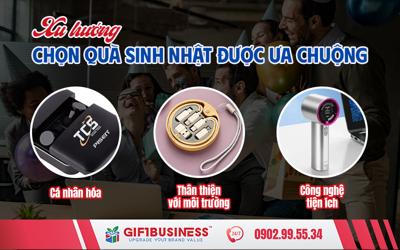 xu hướng tặng quà sinh nhật