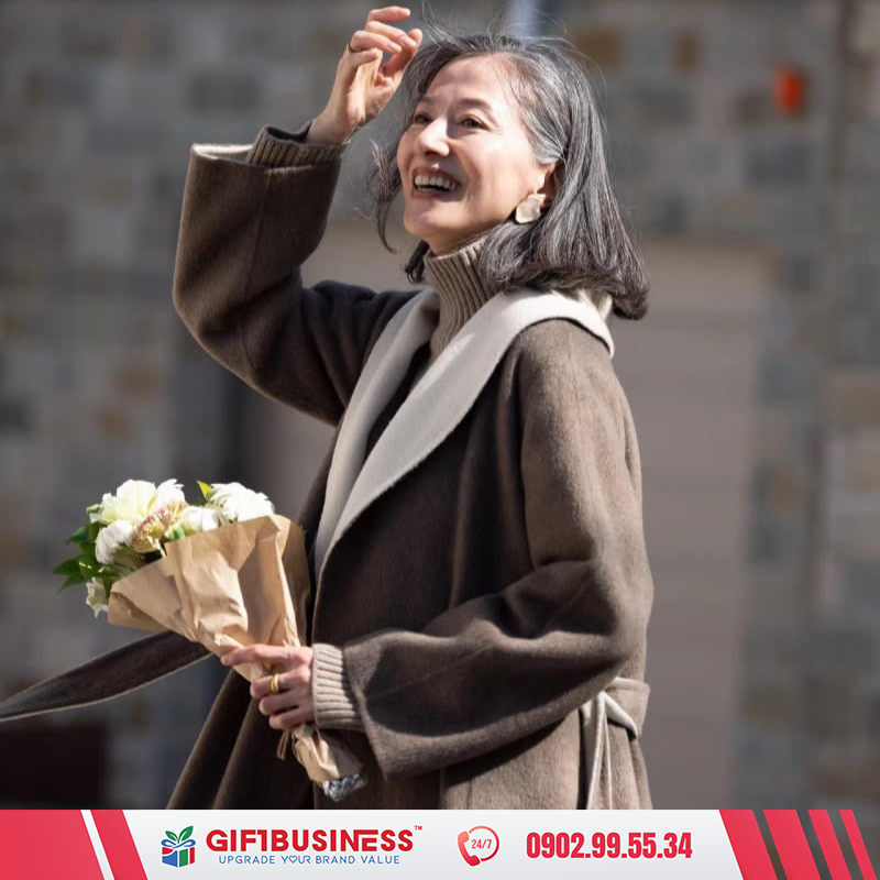 áo khoác tặng mẹ
