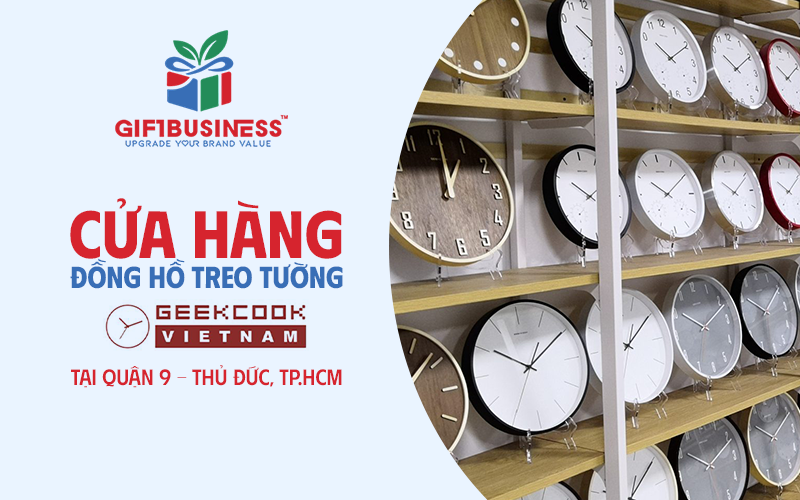 cửa hàng đồng hồ treo tường geekcook