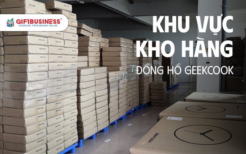 khu vực kho hàng đồng hồ geekcook