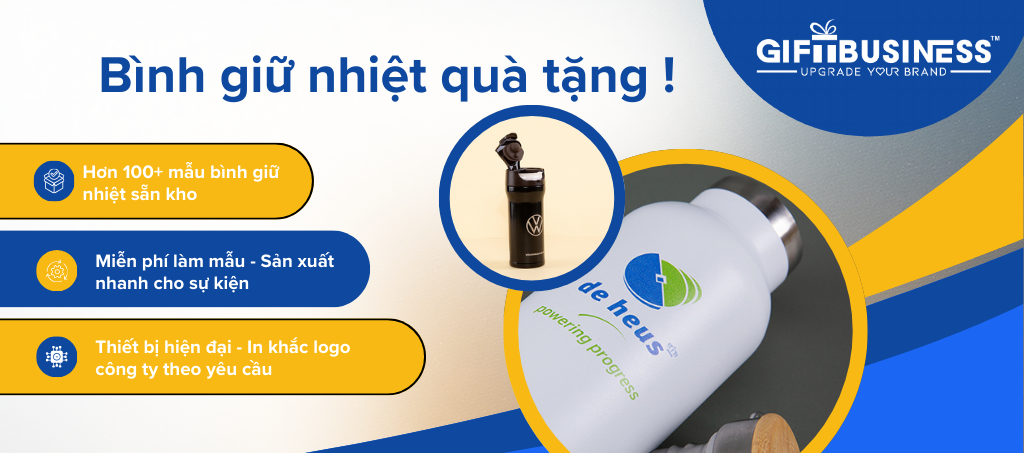 quà tặng bình giữ nhiệt in logo 2026