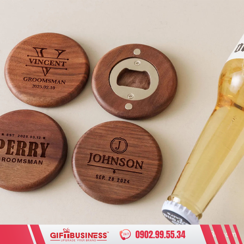 quà tặng khách hàng - khui nắp chai bia