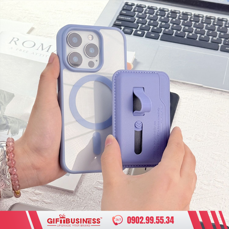 quà tặng khách hàng ốp điện thoại từ tính