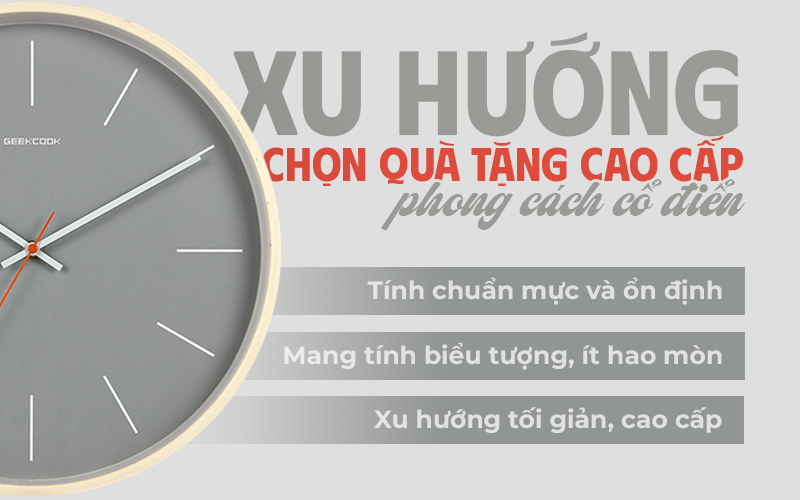 xu hướng chọn quà tặng cao cấp