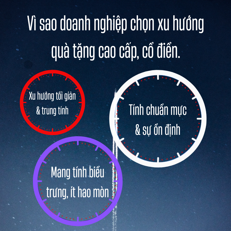 xu hướng quả tặng cao cấp cổ điển