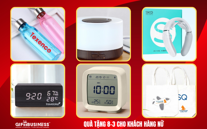 quà tặng 8-3 cho khách hàng nữ