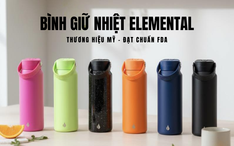 tặng bình giữ nhiệt elemental