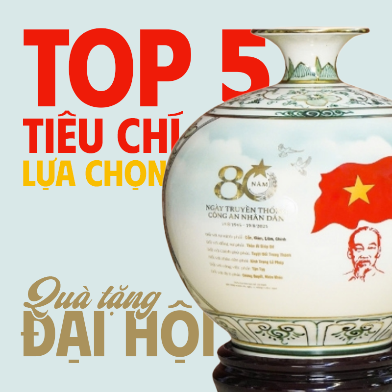tiêu chí lựa chọn quà tặng đại hội