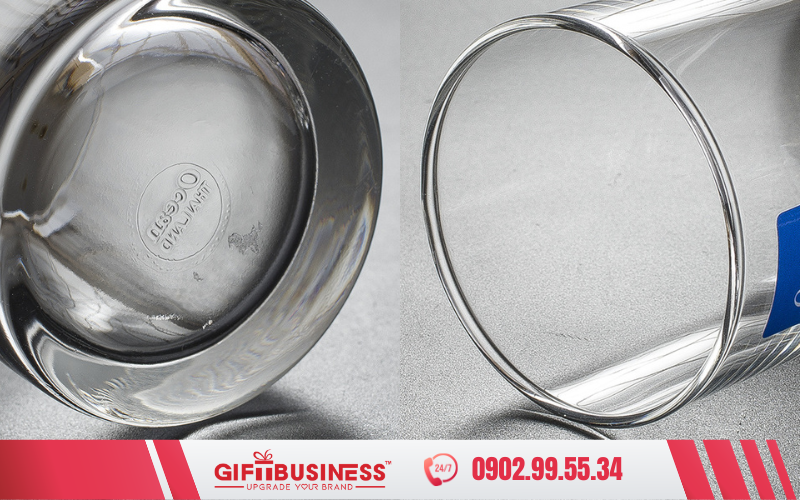 Quà tặng khách hàng - Cốc thuỷ tinh Ocean