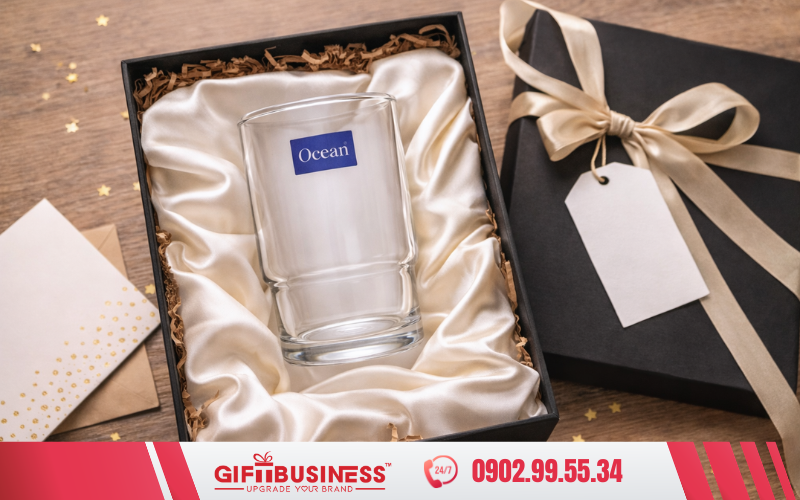Quà tặng khách hàng - Cốc thuỷ tinh Ocean