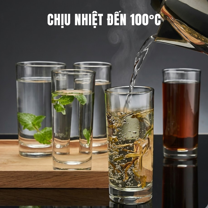 Bộ cốc thuỷ tinh chịu nhiệt