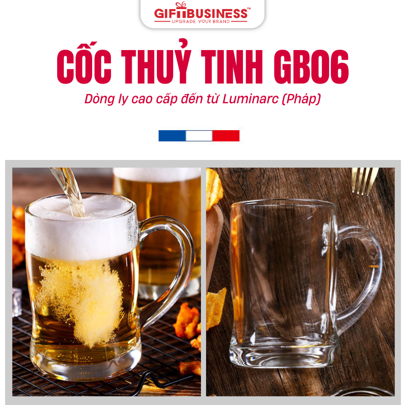 Cốc thuỷ tinh GB06 đến từ Pháp
