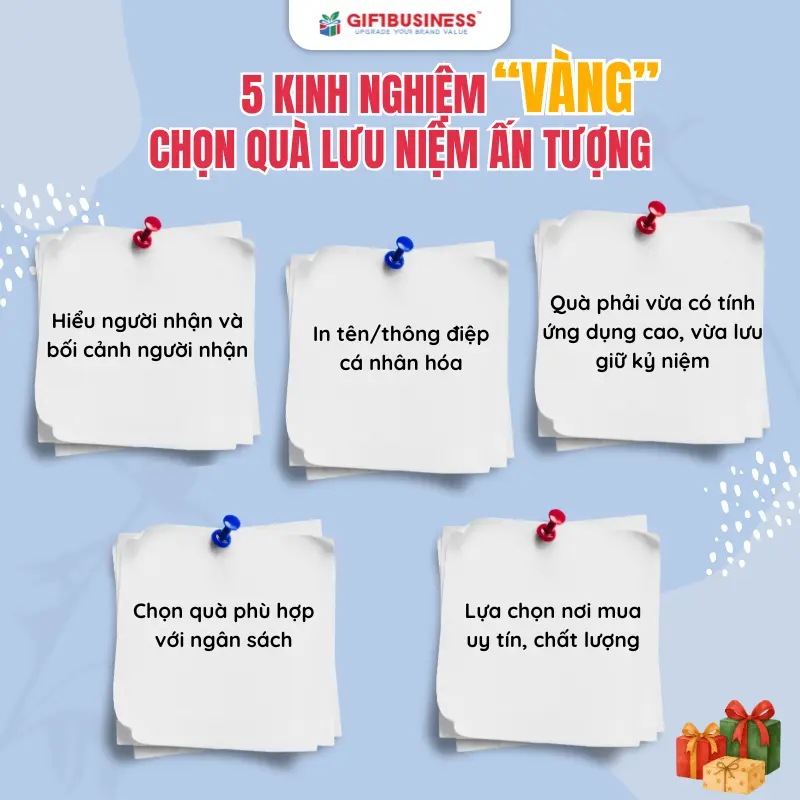 lưu ý khi chọn quà lưu niệm