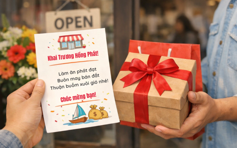 lời chúc khai trương