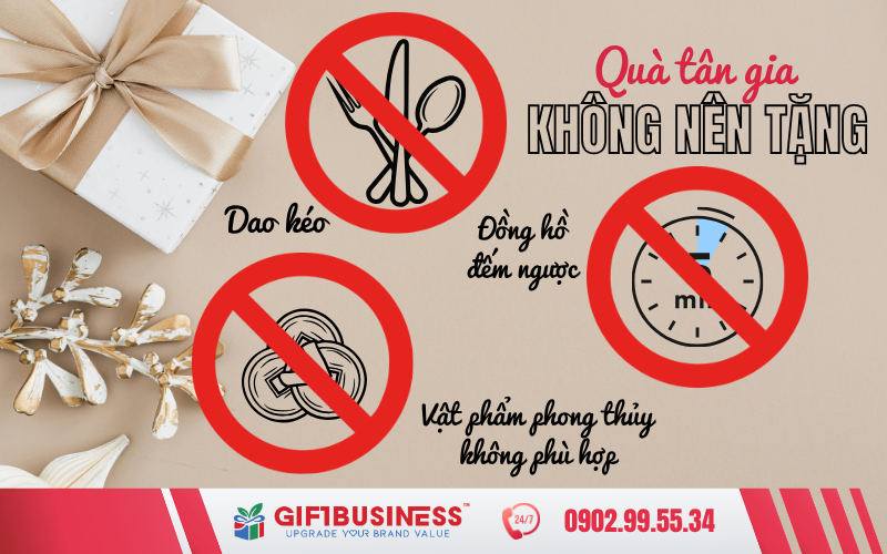 lưu ý khi tặng quà tân gia