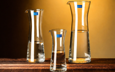 Quà tặng bình rót thuỷ tinh Ocean in logo