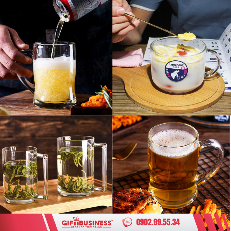 Quà tặng ly thuỷ tinh cao cấp