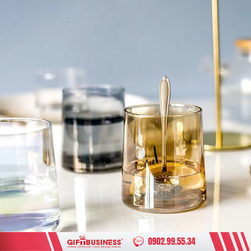 quà tặng cốc thủy tinh
