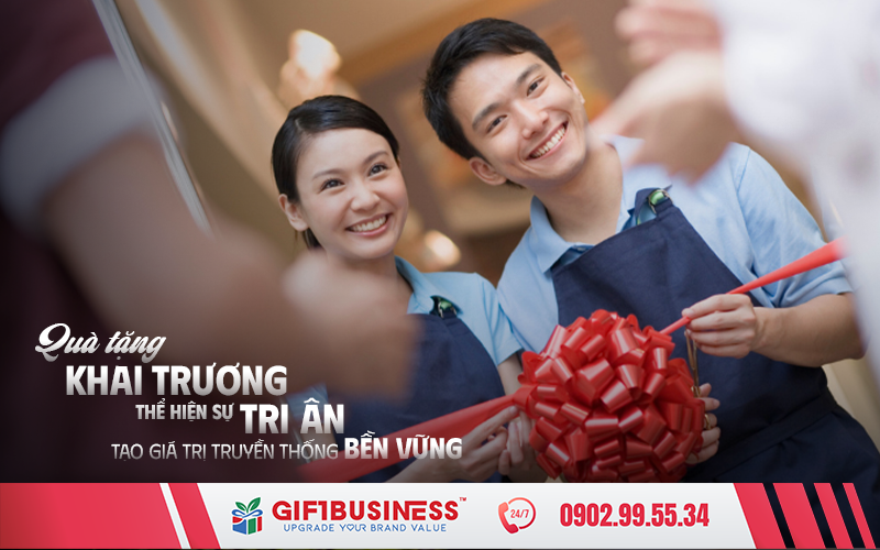 quà tặng mừng khai trương