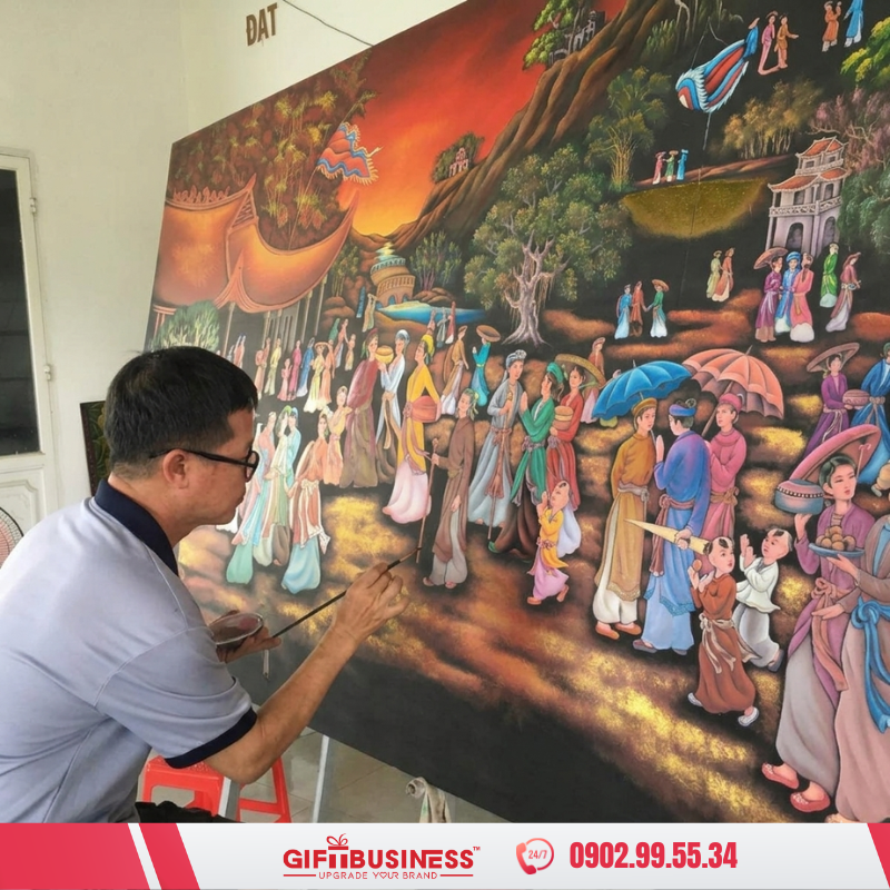 tranh thủ công mỹ nghệ