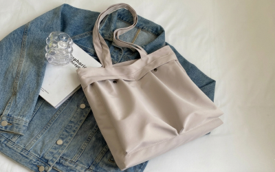 túi tote gb07 màu trắng kem