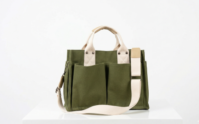 túi tote gb09 màu xanh quân đội