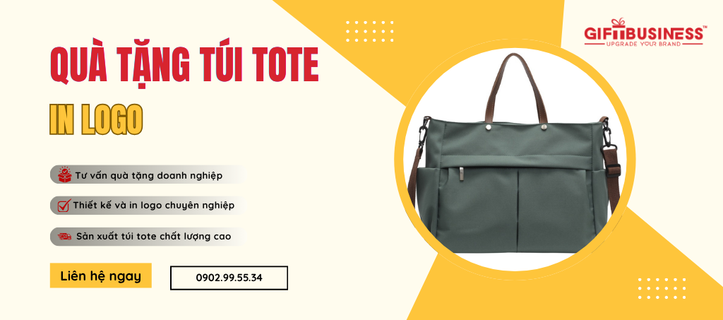túi tote in logo