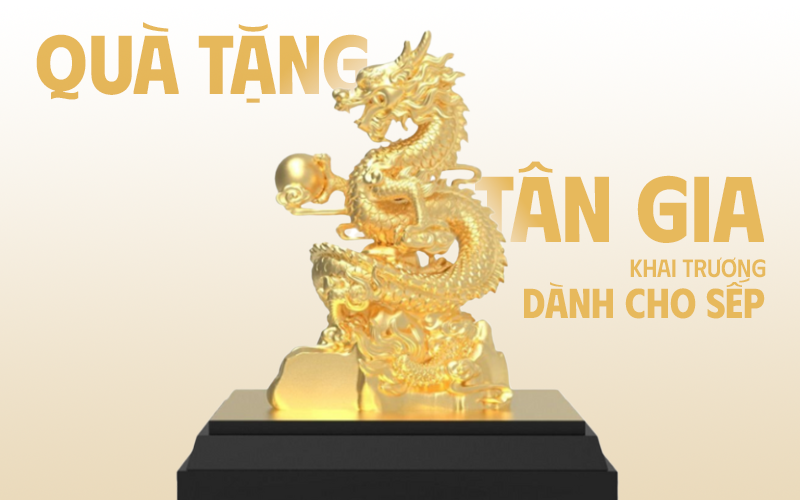 tượng rồng phúc long chi bảo